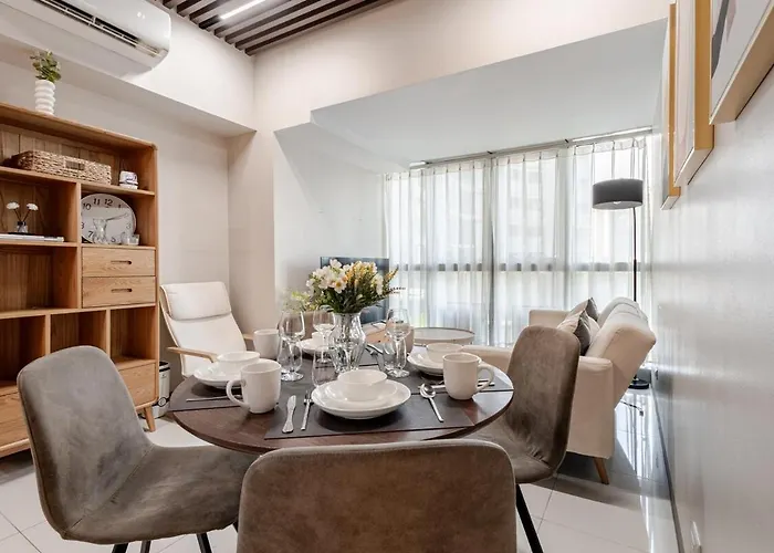 2 Bedroom Luxury With Washing Machine In Bgc Uptown Apartamento *
