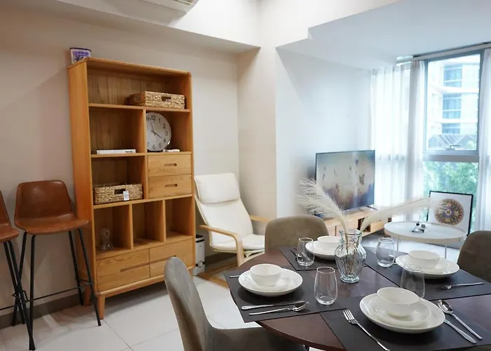 2 Bedroom Luxury With Washing Machine In Bgc Uptown Apartamento