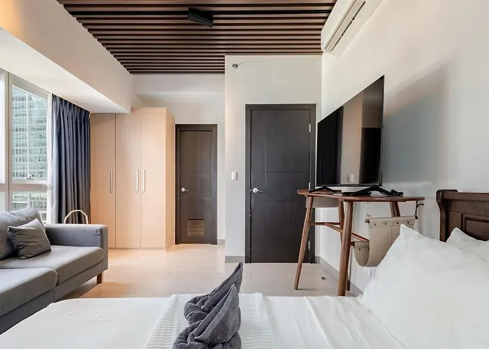 2 Bedroom Luxury With Washing Machine In Bgc Uptown Apartamento *